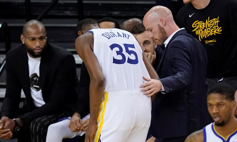 Kevin Durant propušta prvu, a možda i drugu utakmicu protiv Blazersa, Hood upitan