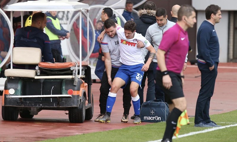 Bradarić ipak nije teže ozlijeđen, ali propušta Dinamo