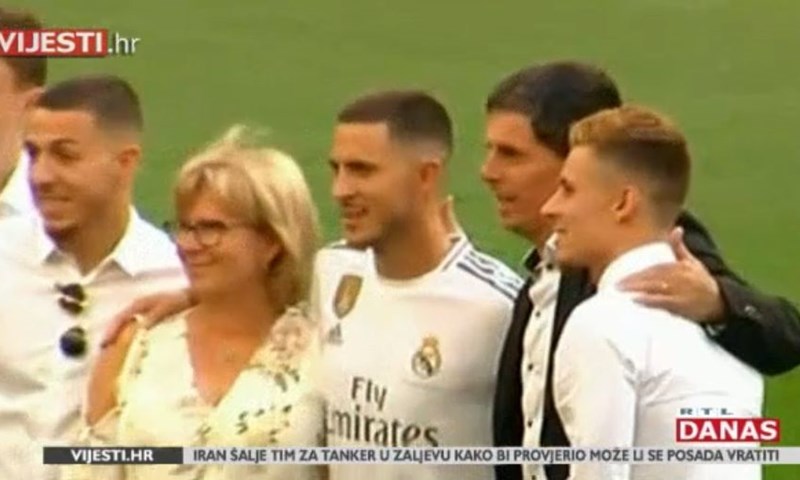 [RTL Video] Hazard na predstavljanju: "U šali sam pitao Modrića mogu li dobiti njegov broj, rekao je nema šanse"