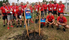 Umjesto podizanja nacionalnih zastava na Europskim igrama, sportaši zasadili stabla hrasta