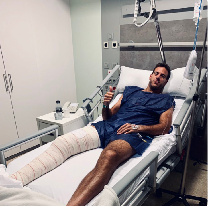 Del Potro se javio nakon operacije: "Hvala svima na podršci"