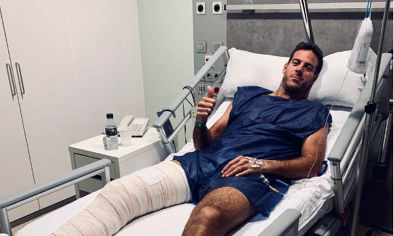 Del Potro se javio nakon operacije: "Hvala svima na podršci"