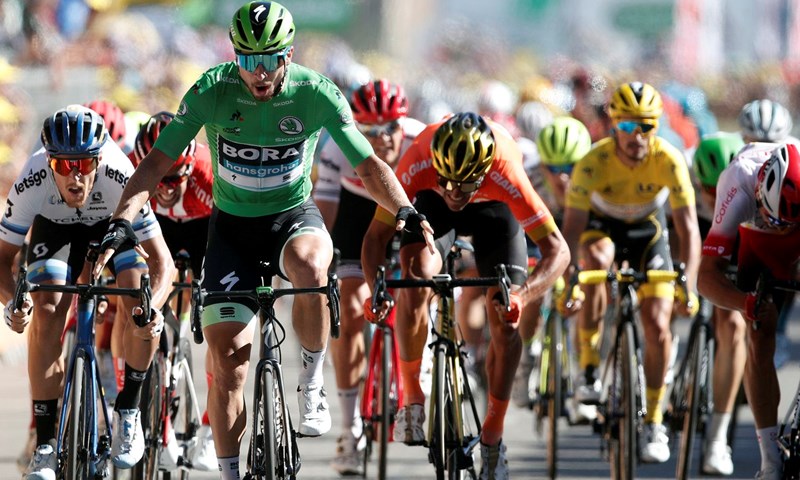 Peter Sagan odnio pobjedu u petoj etapi Tour de Francea, Alaphilippe ostao na vrhu