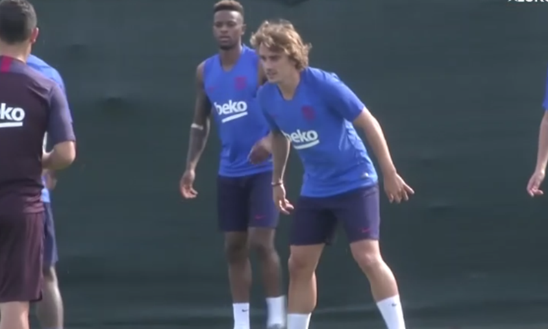 FANATIK: Rakitić bez milosti za Griezmanna, na prvom ga treningu počastio tunelom