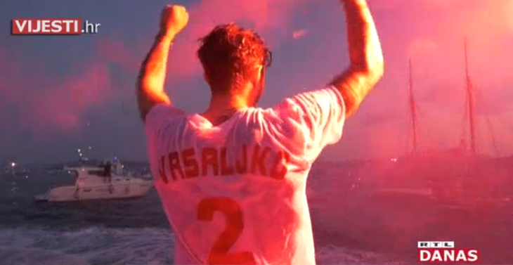 [RTL Video] Četvorici Vatrenih bio je priređen veliki doček u Zadru: "Bili smo strašno ponosni"