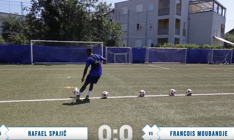 FANATIK: Moubandjeova preciznost previše i za jednog od najboljih street football igrača