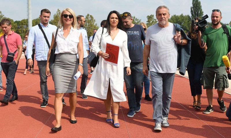 Bandić na Mladosti: "Projekt nogometnog stadiona radit ćemo po želji Dinama, a atletsku stazu po želji atletičara"