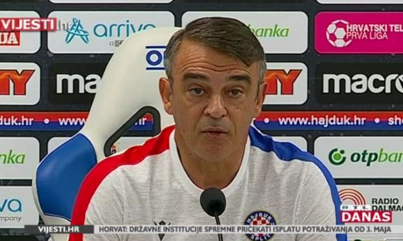 [RTL Video] Burića muči loš travnjak: "Trebat će uvijek dodir više"