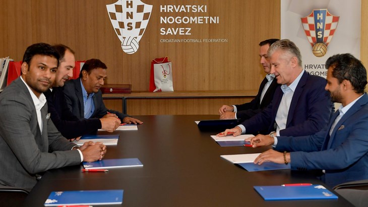 Igor Štimac s čelnicima Indijskog nogometnog saveza posjetio HNS