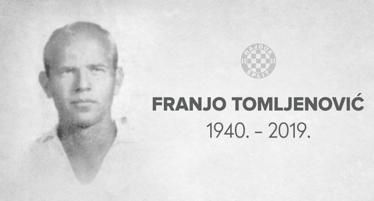 Preminuo bivši igrač Hajduka Franjo Tomljenović