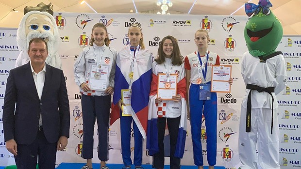Bruna Duvančić do srebrnog odličja na Europskom juniorskom prvenstvu u taekwondou
