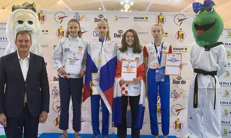 Bruna Duvančić do srebrnog odličja na Europskom juniorskom prvenstvu u taekwondou