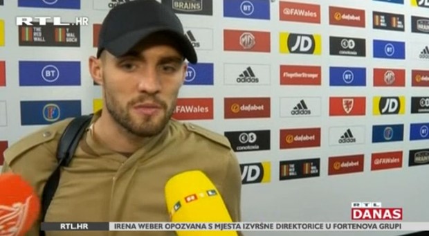 [RTL Video] Kovačić: "Dobio sam udarac, malo sam i krivo pao, ali nadam se da nije ništa strašno"