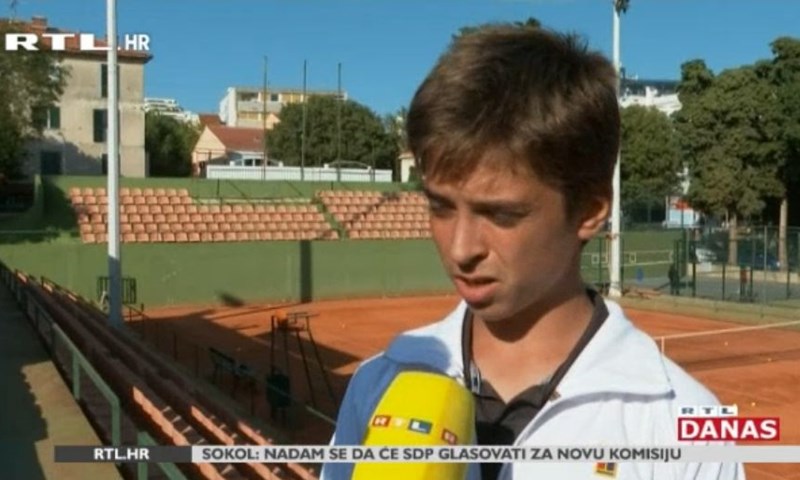 [RTL Video] Nova hrvatska teniska nada: "Ako nastavim ovako naporno trenirati, vidim se u vrhu"