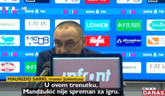 [RTL Video] Maurizio Sarri progovorio o statusu Marija Mandžukića: "On nije spreman"