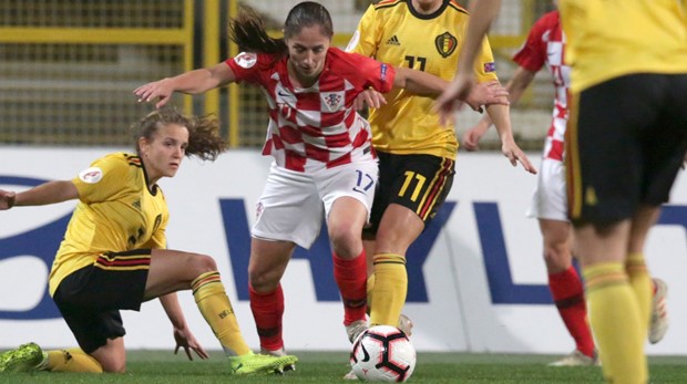Hrvatska ženska nogometna reprezentacija poražena u Zaprešiću od prejake Belgije