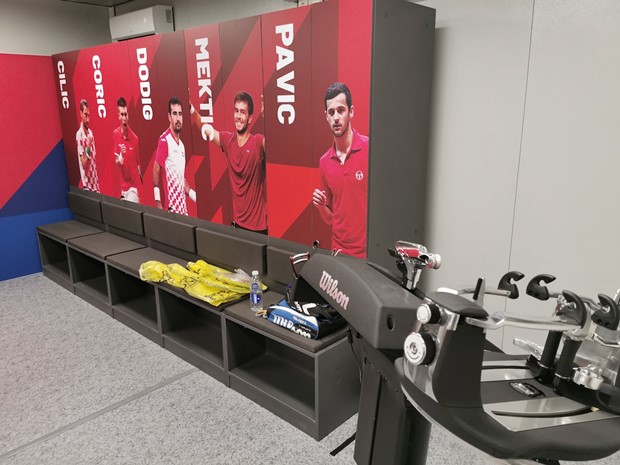 FOTO: Hrvatsku reprezentaciju dočekali lijepa dobrodošlica i hrvatske oznake