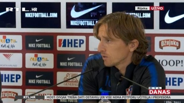 [RTL Video] Modrić: "Slovaci iz La Lige su super igrači, kvalitetni, sve najbolje o njima"