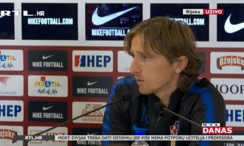 [RTL Video] Modrić: "Slovaci iz La Lige su super igrači, kvalitetni, sve najbolje o njima"