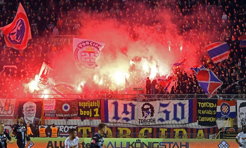 Tri kluba kažnjena zbog pirotehnike, Hajduk dobio najvišu kaznu