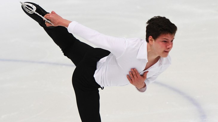 Charles Henry Katanović drugi nakon kratkog programa u konkurenciji juniora