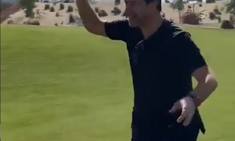 FANATIK: Pochettino ni na golf terenu ne gubi osjećaj za nogomet