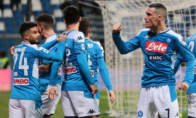Napoli u nadoknadi do pobjede kod Sassuola