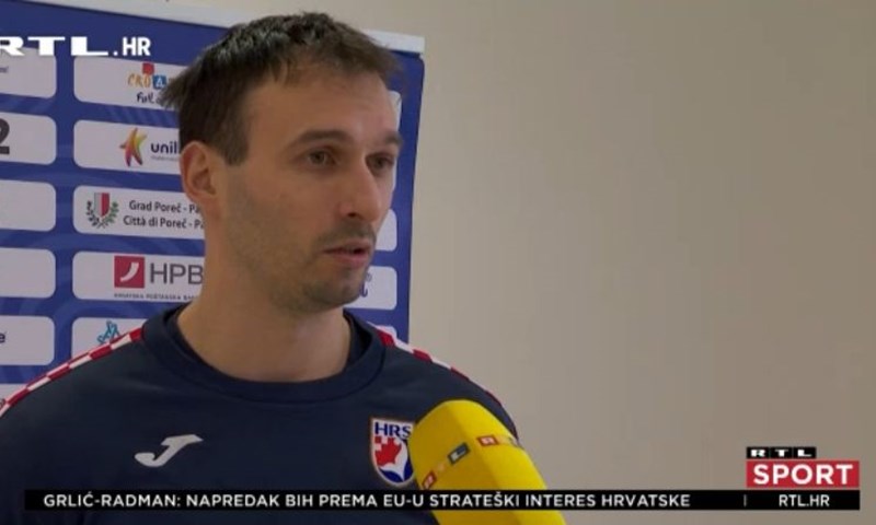 [RTL Video] Karačić: "Puno se priča o tom polufinalu, ali mi o tome ne smijemo razmišljati"