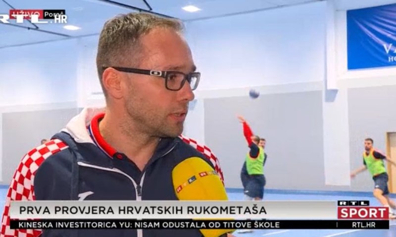 [RTL Video] Horvat: "Očekujem da će se na Croatia kupu u ove dvije utakmice vidjeti pomaci"