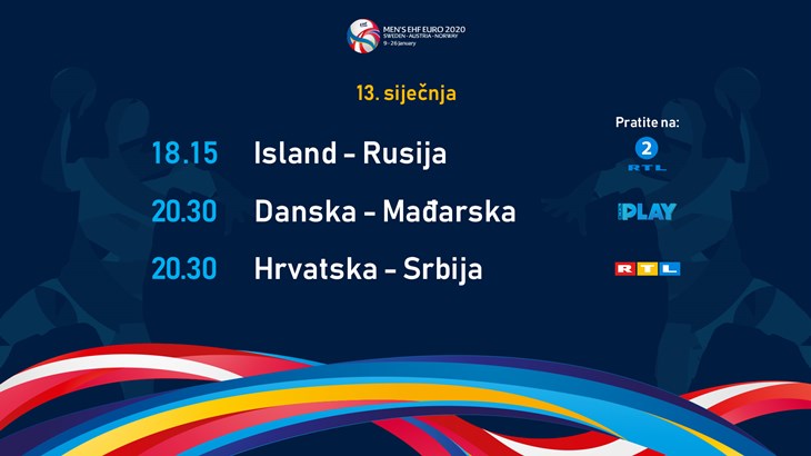 Hrvatska zaključuje prvu fazu susretom sa Srbijom uz prijenos na RTL-u