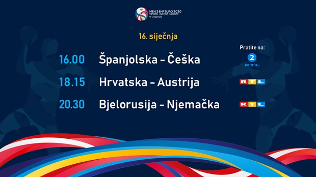 Kreće glavna faza Europskog prvenstva, Hrvatska otvara s Austrijom uz prijenos na RTL-u