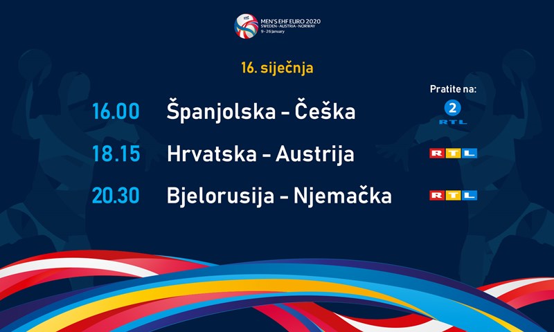 Kreće glavna faza Europskog prvenstva, Hrvatska otvara s Austrijom uz prijenos na RTL-u