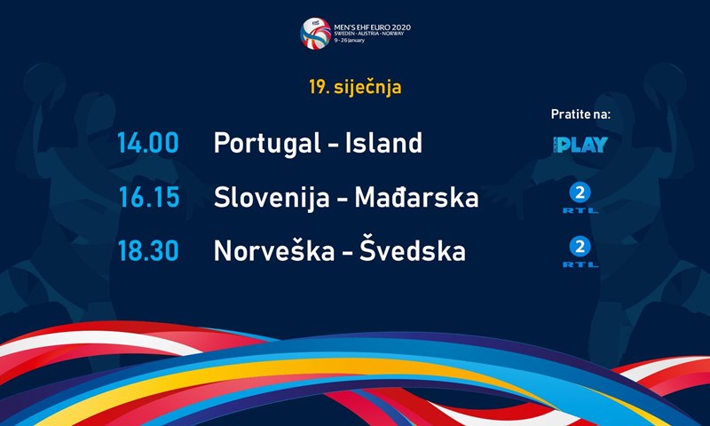 Norveška i Švedska u dvoboju dana na RTL-u 2, Portugalci traže novu pobjedu