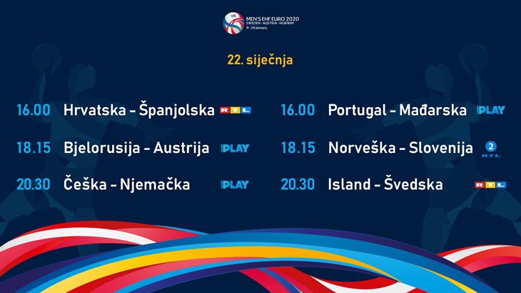 Šest utakmica u prijenosima, dvoboj Hrvatske i Španjolske poslastica dana