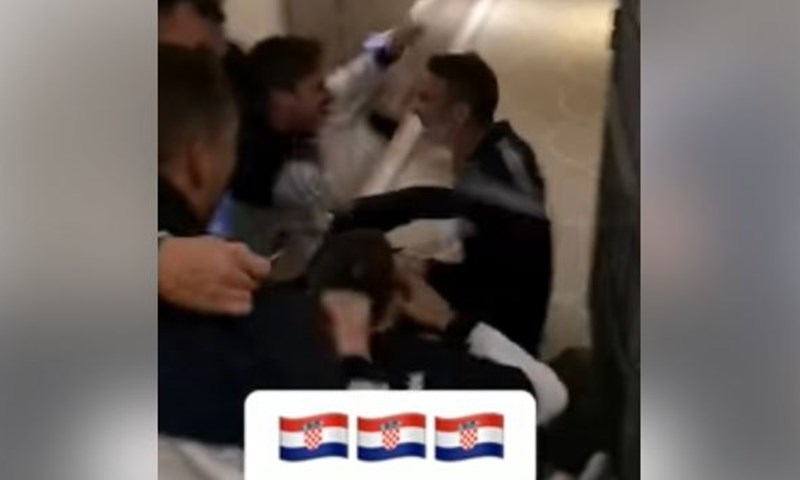 Hajdukovci burno proslavili ulazak Hrvatske u finale Europskog prvenstva