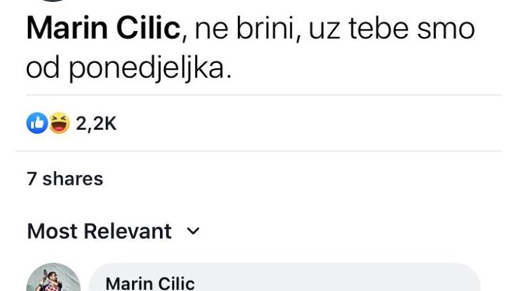 Čilić: 'Pripremim teren za visok tlak odmah u nedjelju ujutro pa će popodne biti laganini'