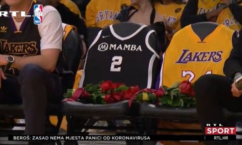 [VIDEO] Tužna košarkaška večer u Los Angelesu, Lakersi se opraštali od Kobea Bryanta