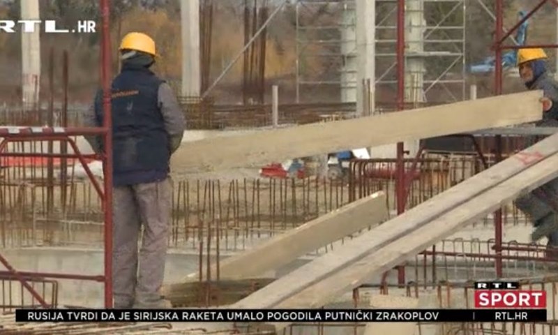 [VIDEO] Novi stadion u Osijeku polako raste, izgraditi ga uz Dravu pravi je pothvat