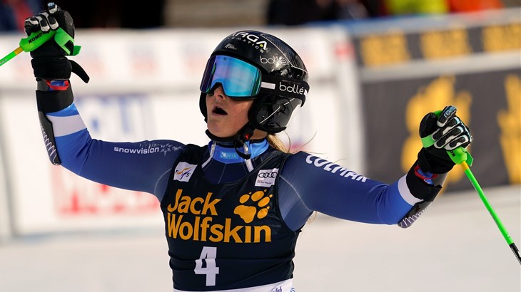 Robinson sjajnom drugom vožnjom do slavlja u Kranjskoj Gori, Vlhova ipak druga