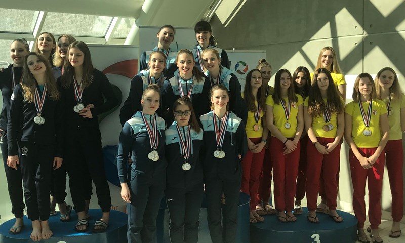 Na Državnom prvenstvu u sinkroniziranom plivanju Primorje potpuno dominiralo