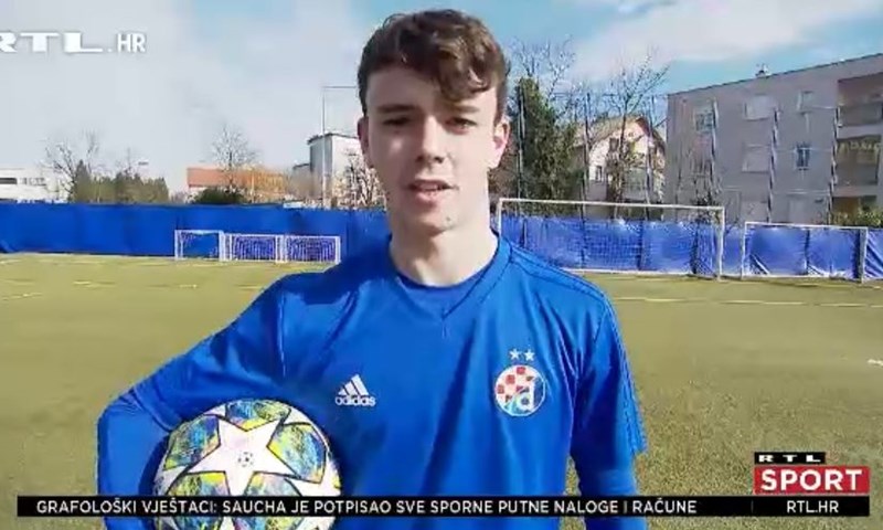 [VIDEO] Burton već naučio prve fraze: 'Nema predaje, Dinamo Zagreb'
