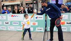 Zagrebački mališani odmjerili snage s teniskim zvijezdama