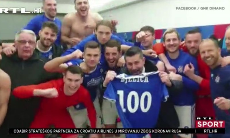 [VIDEO] Igrači Bjelici poklonili pobjedu u 100. utakmici na klupi Modrih