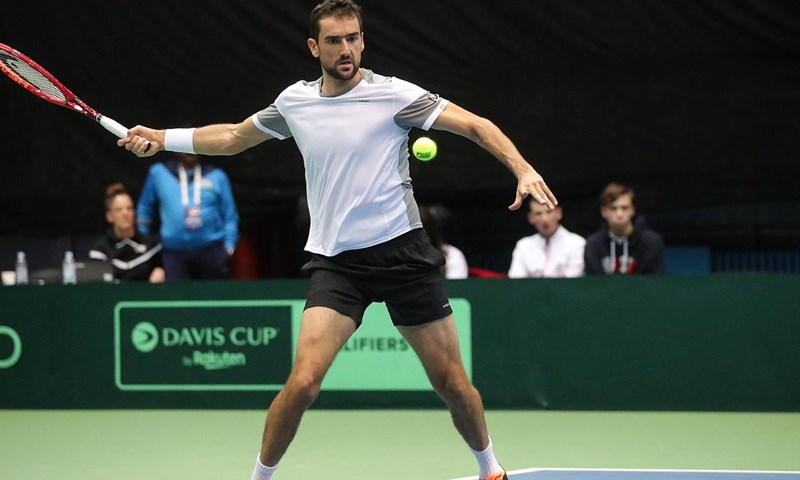 Marin Čilić uz puno muke do pobjede protiv Ramanathana za drugi bod Hrvatske