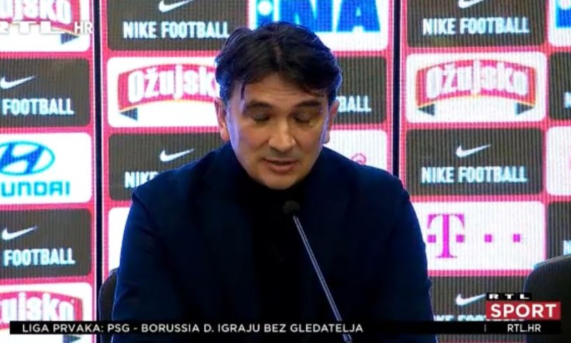 [VIDEO] Dalić: 'Iskreno se nadam da neće biti otkazivanja turnira, to nam ne bi odgovaralo'