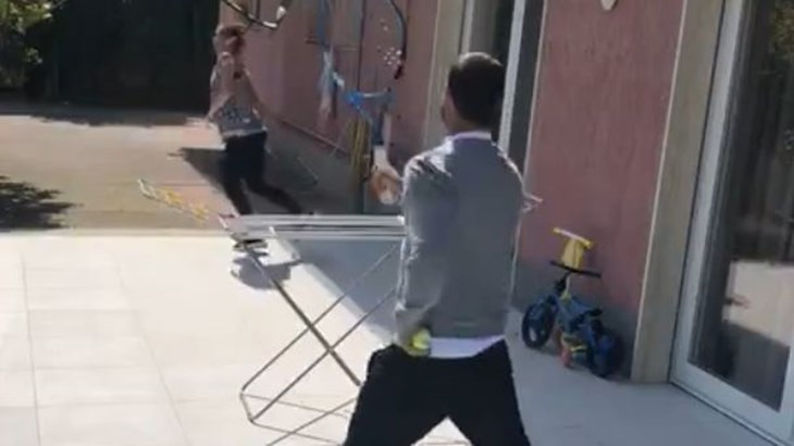 FANATIK: Fabio Fognini održava formu u karanteni