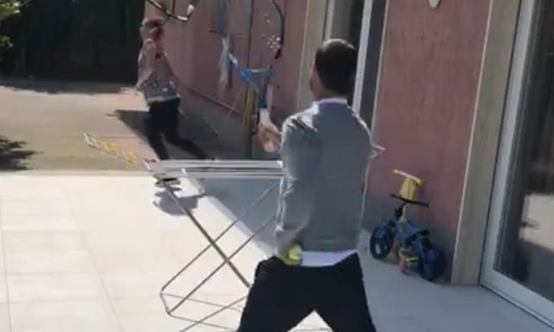 FANATIK: Fabio Fognini održava formu u karanteni
