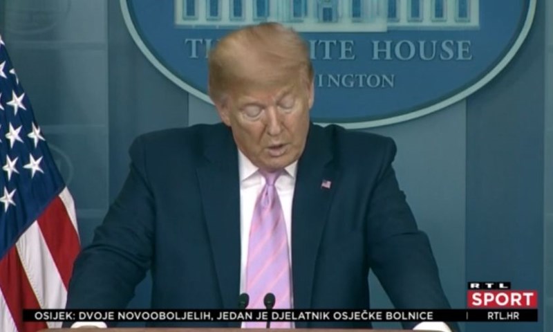 [VIDEO] Trump: 'Sport se uskoro vraća, otvorit ćemo državu, ne možemo mjesecima ovako'