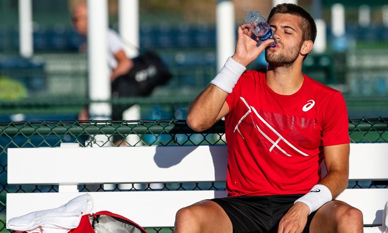 Dio hrvatske Davis Cup reprezentacije na dvotjednim pripremama u Zadru