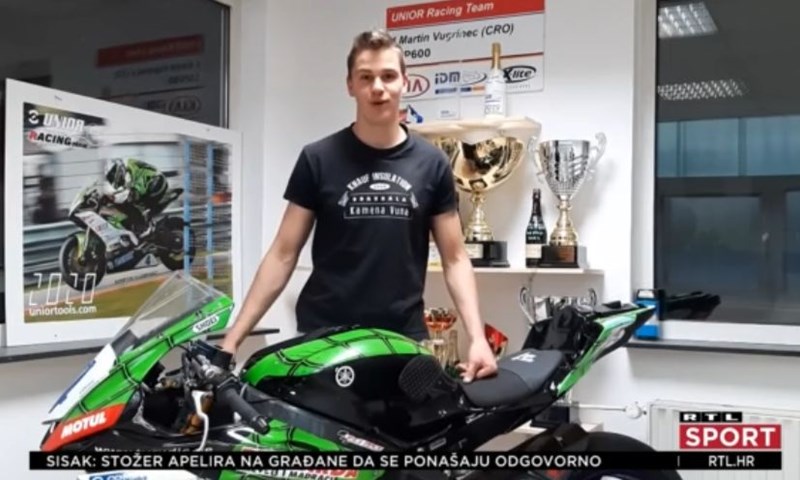 [VIDEO] Vugrinec: 'Moj san je biti MotoGP svjetski prvak, a želja mi je utrkivati se s Valentinom Rossijem'